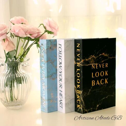 City-Inspired Designer Books Decor Set of 3 | London, New York, Paris - Landmarks | Modern Stylish Fake Books for Decoration, Coffee Table, and Bookshelf (City Design), DBM2LNYP in Saudi Arabia