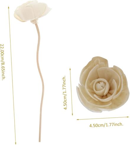 10 قطع من أعواد ناشر الزيوت العطرية الوردية، أعواد ناشر الزهور، أعواد ناشر العطر، عبوات القلم، عصا ناشر القصب، عصا زهرة إينيس، ناشر رائحة العلاج العطري، عصا الروطان in Kuwait