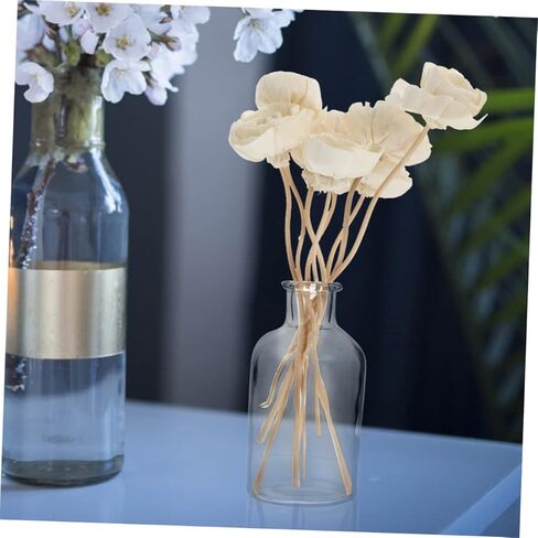 10 قطع من أعواد ناشر الزيوت العطرية الوردية، أعواد ناشر الزهور، أعواد ناشر العطر، عبوات القلم، عصا ناشر القصب، عصا زهرة إينيس، ناشر رائحة العلاج العطري، عصا الروطان in Kuwait