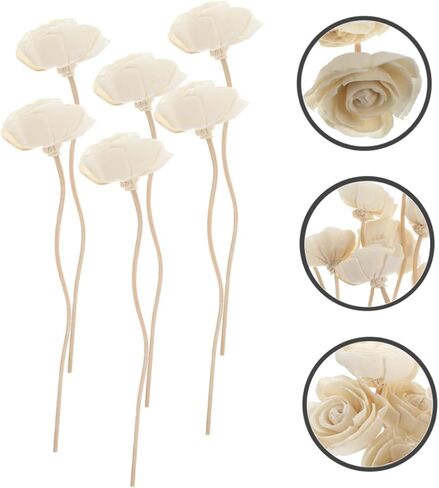 10 قطع من أعواد ناشر الزيوت العطرية الوردية، أعواد ناشر الزهور، أعواد ناشر العطر، عبوات القلم، عصا ناشر القصب، عصا زهرة إينيس، ناشر رائحة العلاج العطري، عصا الروطان in Kuwait