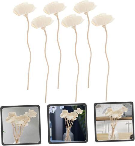 10 قطع من أعواد ناشر الزيوت العطرية الوردية، أعواد ناشر الزهور، أعواد ناشر العطر، عبوات القلم، عصا ناشر القصب، عصا زهرة إينيس، ناشر رائحة العلاج العطري، عصا الروطان in Kuwait