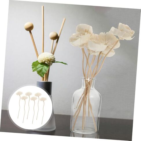 10 قطع من أعواد ناشر الزيوت العطرية الوردية، أعواد ناشر الزهور، أعواد ناشر العطر، عبوات القلم، عصا ناشر القصب، عصا زهرة إينيس، ناشر رائحة العلاج العطري، عصا الروطان in Kuwait