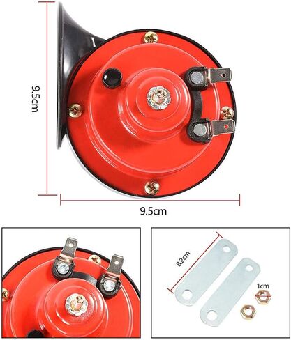 بوق قطار عالي الصوت، بوق حلزون كهربائي 12 فولت، بوق سيارة مقاوم للماء للدراجة النارية، صوت هائج مزدوج للدراجات النارية in Kuwait