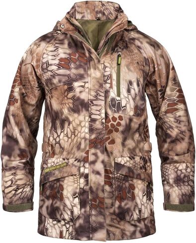 KODA Adventure Gear Youth Waterproof Hard Shell Jacket, Kryptek Highlander, X-Large (Youth 18/20) in Kuwait