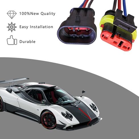 2 دبوس موصل السيارات موصل كهربائي مقاوم للماء ذكر أنثى 18 AWG سلك تسخير التوصيل مجموعة المقبس مع سلك للشاحنة والقارب والدراجة النارية وغيرها من اتصالات الأسلاك (5 مجموعات) in Saudi Arabia