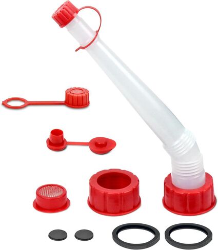 CM Concepts® Gas/Water Can Replacement Long Angled Spout & Vent Kit w/Flame Arrestor-Ultimate Package in Saudi Arabia
