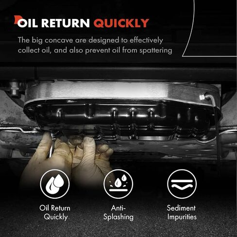 وعاء زيت ناقل الحركة الممتاز مع قابس تصريف متوافق مع Ford 6R80 6 سرعات أوتوماتيكية Trans & Expedition 2011-2017 & F-150 2011-2018 & Mustang 2011-2017 & Lincoln Navigator 2011-2017 in Saudi Arabia