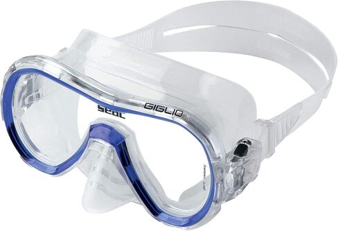 Seac Set Giglio Dry Valve, Snorkeling Set with Underwater Mask and Snorkel in Saudi Arabia