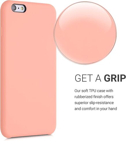 kwmobile Case Compatible with Apple iPhone 6 Plus / 6S Plus Case - TPU Silicone Phone Cover with Soft Finish - Sweet Candy in Saudi Arabia