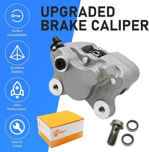 M MATI Front Left or Rear Right Brake Caliper with Pads for Arctic Cat ATV 250 300 375 400 454 500 0402-011 in Saudi Arabia