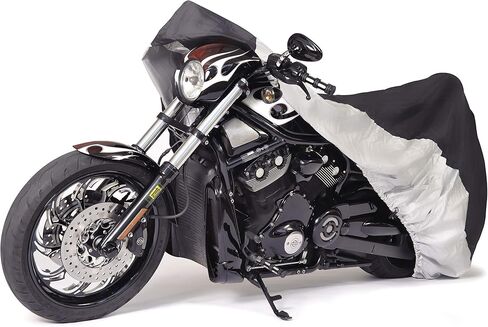Budge MC-9 Sportsman Motorcycle Cover, Black, Waterproof, Universal Fit, Fits up to 86", Medium in Saudi Arabia
