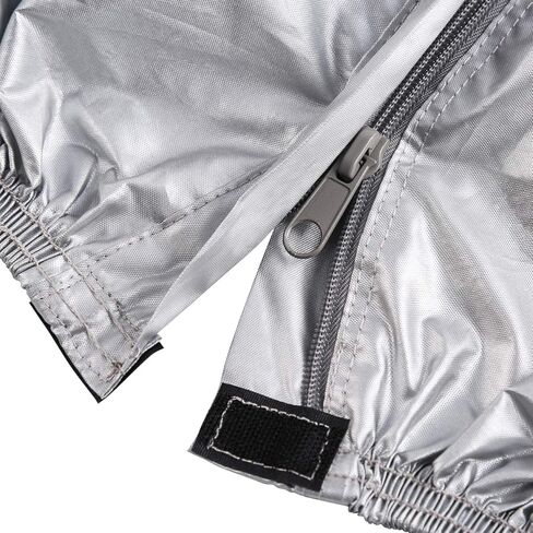 Sunnyglade 4 غطاء عربة جولف مقاوم للماء للركاب بطول 80 بوصة، يناسب EZ GO، نادي السيارات ياماها، متين مقاوم للغبار (فضي) in Kuwait