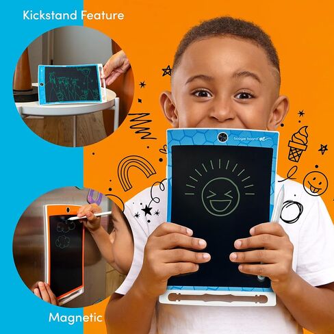 تابلت رسم أصلي للأطفال من Boogie Board Jot Kids، لوحة رسم بديلة لكتب التلوين، تلوين خالٍ من الفوضى، ألعاب أطفال للسفر، تابلت كتابة LCD للأطفال، هدايا للأطفال بعمر 4+، برتقالي in Saudi Arabia