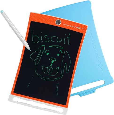 تابلت رسم أصلي للأطفال من Boogie Board Jot Kids، لوحة رسم بديلة لكتب التلوين، تلوين خالٍ من الفوضى، ألعاب أطفال للسفر، تابلت كتابة LCD للأطفال، هدايا للأطفال بعمر 4+، برتقالي in Saudi Arabia