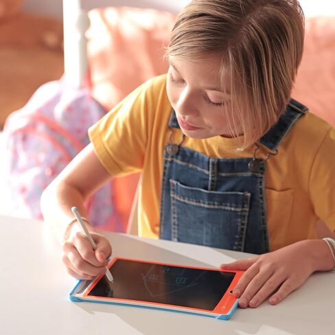 تابلت رسم أصلي للأطفال من Boogie Board Jot Kids، لوحة رسم بديلة لكتب التلوين، تلوين خالٍ من الفوضى، ألعاب أطفال للسفر، تابلت كتابة LCD للأطفال، هدايا للأطفال بعمر 4+، برتقالي in Saudi Arabia