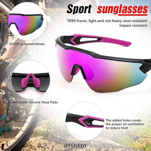 FEISEDY Youth Sport Polarized Sunglasses for 8-16 Cycling Running Driving Baseball Goggles Glasses B0011 in Kuwait