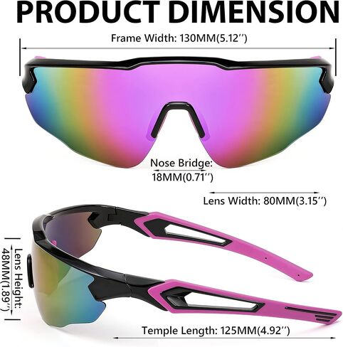 FEISEDY Youth Sport Polarized Sunglasses for 8-16 Cycling Running Driving Baseball Goggles Glasses B0011 in Kuwait