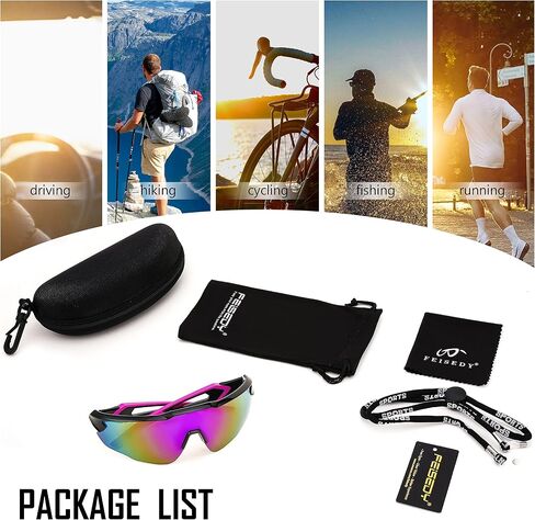 FEISEDY Youth Sport Polarized Sunglasses for 8-16 Cycling Running Driving Baseball Goggles Glasses B0011 in Kuwait