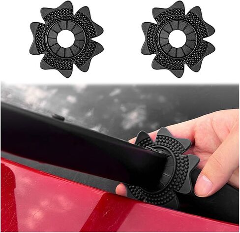 zipelo 2PCS Car Wiper Arm Hole Protection Pad, Universal Auto Front Wiper Guards, Car Windshield Wiper Arm Hole Protective Cover, Auto Dust Proof Exterior Accessorie For Most Vehicles (Blue) in Saudi Arabia