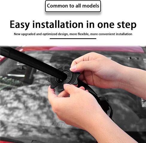 zipelo 2PCS Car Wiper Arm Hole Protection Pad, Universal Auto Front Wiper Guards, Car Windshield Wiper Arm Hole Protective Cover, Auto Dust Proof Exterior Accessorie For Most Vehicles (Blue) in Saudi Arabia