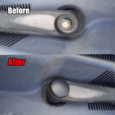 الزجاج الأمامي غطاء الذراع الجبهة ممسحة الجوز غطاء الترباس مكافحة الصدأ حامي استبدال جزء لكيا أمانتي 2004-2011 لشركة هيونداي I30 2009-2012 in Kuwait