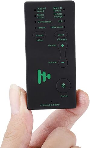 Voice Changer Disguiser, Mini Gaming Live Sound Card,Portable Mini Voice Changer Live Broadcast Sound Card for Mobile Phone PC in Kuwait