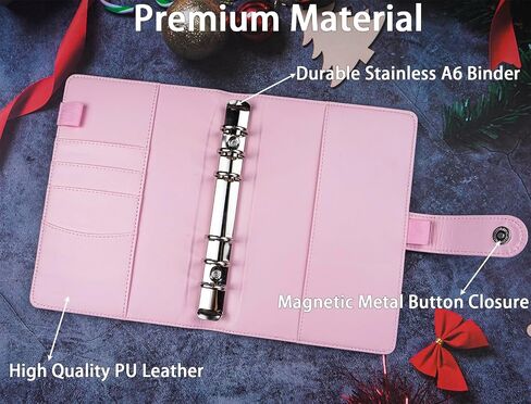 40 Pack 240 Pockets 2.2x3.5" K-pop Photocard Sleeves for A6 6 Ring Binder, Ultra-Clear Business Card Sleeves, Double-Sided 3 Pocket Photo Pages, Side Loading Planner Sleeve Refill Pages in Saudi Arabia