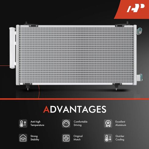 A-Premium Air Conditioning A/C Condenser Compatible with Toyota Celica 2000-2005 1.8L, Replace# 8846020560, 8846020600 in Saudi Arabia