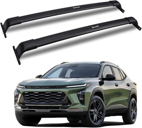 Roof Racks Rail Cross Bars Rail Fit for Chevry Trax 2023 2024 Aluminum Alloy ONLY Rack Crossbar Black in Kuwait