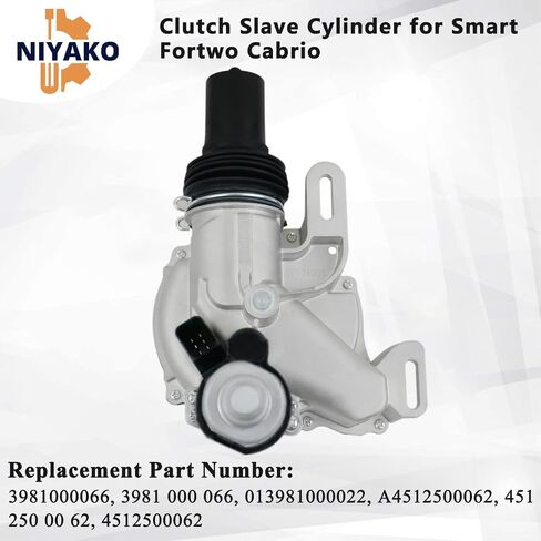 Clutch Slave Cylinder Actuator Replacement# 𝐀𝟒𝟓𝟏𝟐𝟓𝟎𝟎𝟎𝟔𝟐 𝟑𝟗𝟖𝟏𝟎𝟎𝟎𝟎𝟔𝟔 𝟒𝟓𝟏𝟐𝟓𝟎𝟎𝟎𝟔𝟐 Fit 2007-2014 Smart Fortwo Cabrio Coupe in Saudi Arabia