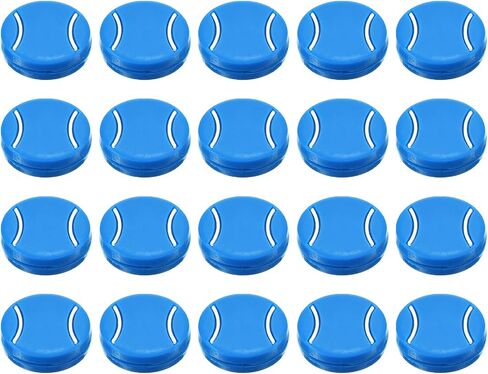 PATIKIL Tennis Racket Dampeners, 20 Pcs Soft Silicone Cute Tennis Racquet Vibration Dampeners for Tennis Gift, Blue in Saudi Arabia