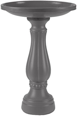 حمام الطيور الترويجي من بلوم 270-908 بقاعدة مقاس 25 بوصة × 17 بوصة، رمادي فحمي in Kuwait