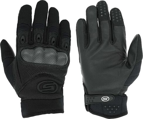 Seibertron Carbon Fiber Hard Knuckle Sheepskin Palm Motorcycle Gloves Khaki S in Saudi Arabia