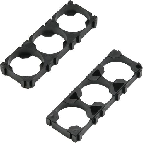 Fielect 15Pcs 26650 Lithium Cell Spacer Double Battery Holder Bracket Battery Pack Bracket for DIY Fixed Battery in Saudi Arabia