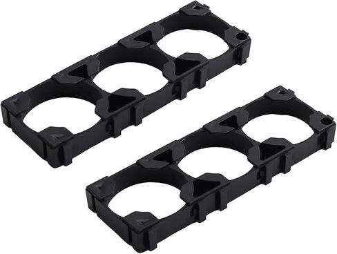 Fielect 15Pcs 26650 Lithium Cell Spacer Double Battery Holder Bracket Battery Pack Bracket for DIY Fixed Battery in Saudi Arabia
