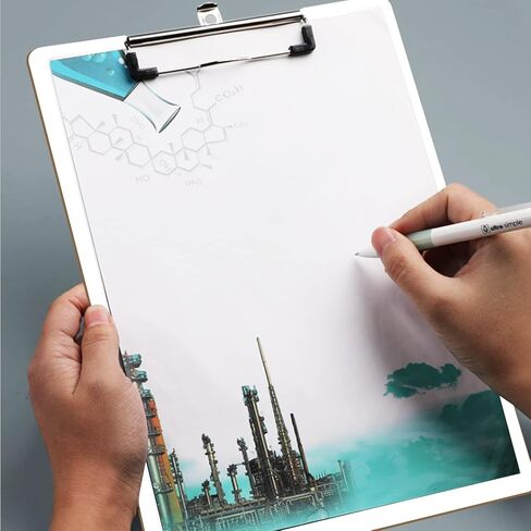 Dry Erase Clipboards, HERKKA 15 Pack Hardboard Office Whiteboard Clipboards Low Profile Clip Standard A4 Letter Size, ECO Friendly, Size 12.5 x 9 Inch in Kuwait