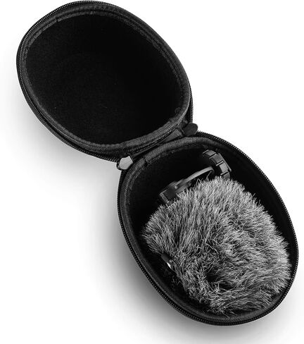 جراب صلب يناسب Rode Video Mic مع حامل الصدمات Rycote Lyre وزجاج أمامي فاخر من الفراء in Kuwait