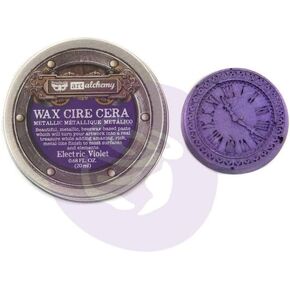 Marketing Prima Finnabair Art Alchemy Metallique Wax .68 Fluid Ounce-Electric Violet