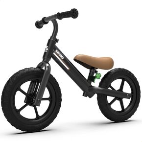 KRIDDO Toddler Balance Bike 2 Year Old, Kids Balance Bike for 2-5 Years Old, Dual Bearing for Smoother Riding, Adorable Plate, Adjustable Seat and Handlebar, Toddler Bike Gifts Age 2-3