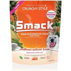 Smack Pet Food Organic Raw Dehydrated Dog Food Grain-Free, Gluten-Free, Raw Food for Dogs (Caribbean Salmon Fusion, 5.5 Pound)