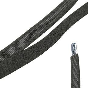 10 Yards Nylon Plush Boning for Sewing, 3/8 Inch Corset Boning Casing, Bra Underwire Casing Elastic Band, Black Hollow Nylon Ribbon Bone Casing, Underwire Channeling Tape for Lingerie Bridal Gowns