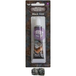 بريما التسويق Inc Black Gold Gold Marketing Finnabair Art Alchemy Metallique Wax .68 Ound