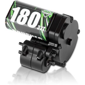 ترقيات محرك FCX24 32T 180 صندوق تروس النقل السريع 2 مع ترس FMS FCX24 ترقيات Smasher Power Wagon 1/24 RC Crawler