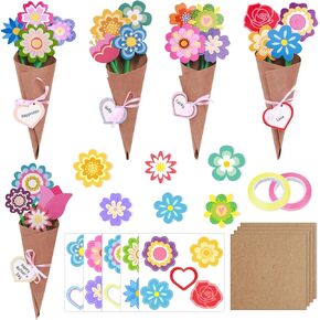 BAPHILE 25PACK FLOWER BOUQUET CRAFT KIT FOR