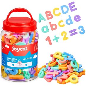 أحرف وأرقام Joycat المغناطيسية ، ABC 123 ALPHABET الثلاجة المغناطيس للأطفال الصغار والأطفال ، مجموعة لعبة الثلاجة البلاستيكية التعليمية في المدرسة ما قبل المدرسة ، رموز الرياضيات الكبيرة ، والرياضيات (78 صورة)