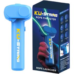 Bella Lamb Fun Glow in the Dark String Toy مع Shark Tank ، حلقة قاذفة الحبل المحمولة ، فكرة لعبة Fidget للأطفال الذين تتراوح أعمارهم بين 6 سنوات وما فوق (الأزرق)