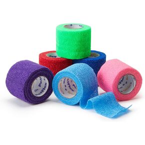 PetFlex Pet Pack – Flexible Self-Adhering Elastic Bandage for Wound Care – First Aid Wrap for Small Animals Like Dogs, Cats, and Other Pets - 2 inch, 6 Rolls