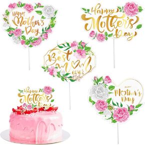 16pcs عيدك السعيد كعكة الكعكة توبيبر الحفلات زخرفة الزخرفة