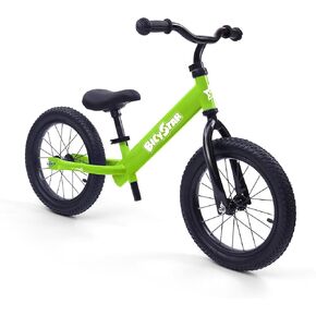 14 Inch Balance Bike for Kids 3-7 Year Old, Kids Bike with No Pedals, Air Rubber Tires, Adjustable Height, Pedalless Kids Bicycle for Boys, Girls