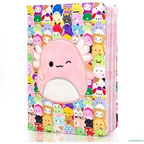 Squishmallows Original Archie The Axolotl Squishy Journal ، 80 صفحة مبطن ، يوميات لطيفة ، مجلة للفتيات ، مجلة الأطفال ، هدية عيد ميلاد ، مجلة الفتيات ، القرطاسية اللطيفة ، مجلة للأطفال
